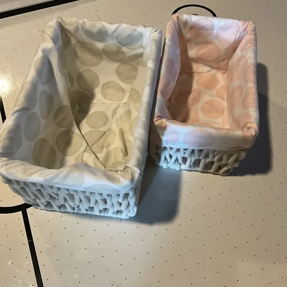 Set Of 2 True Living Decorative Basket Rectangle